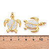 Ion Plating(IP) 304 Stainless Steel Polymer Clay Rhinestone Pendants STAS-N115-17G-3