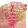 Transparent Painted Glass Beads Strands X1-DGLA-A034-T4mm-A09-2