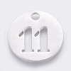 Non-Tarnish 304 Stainless Steel Pendants STAS-F233-11-P-1