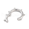 Brass Spring Gate Rings KK-M293-51P-2