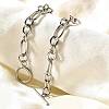 Tarnish Resistant Unisex 304 Stainless Steel Figaro Chain Bracelets BJEW-H541-06A-P-4