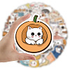 60Pcs Cartoon Cat PVC Stickers for DIY Decorating Luggage PW-WG63352-01-3