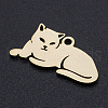 304 Stainless Steel Kitten Pendants A-STAS-N090-JN857-2-2