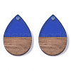 Resin & Walnut Wood Pendants RESI-T035-08-3