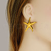 Stylish 304 Stainless Steel Starfish Stud Earrings UL8243-2-1