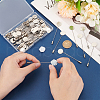 Unicraftale 80Pcs 201 Stainless Steel Brooch Findings STAS-UN0058-67-5