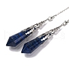 Natural Lapis Lazuli Pointed Dowsing Pendulum Big Pendants G-H285-06P-A29-2