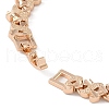 Brass Link Chain Bracelets for Women Men BJEW-P324-01A-KCG-3
