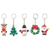 Christmas Theme PVC Plastic Keychains KEYC-JKC00781-01-1