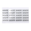 PET Sterling Silver Stickers DIY-NH002-01A-1