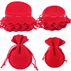 Beebeecraft 20Pcs 2 Styles Gourd Velvet Drawstring Bags TP-BBC0001-08B-1