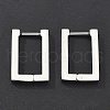 Non-Tarnish 304 Stainless Steel Huggie Hoop Earrings STAS-R115-21P-5