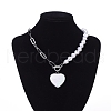 Pendant Necklaces NJEW-JN02690-01-4