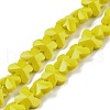 Opaque Color Glass Beads Strands EGLA-L045-I-B01-1
