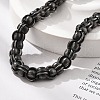 304 Stainless Steel Link Chain Bracelets for Women Men BJEW-A031-04C-AS-5