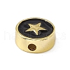Brass Enamel Beads KK-F814-03G-03-2