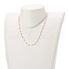 Mother's Day Jewellery Natural Pearl Beaded Necklaces NJEW-JN03435-02-5