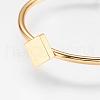 Brass Cuff Bangles BJEW-K153-02F-2