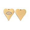 Ion Plating(IP) 304 Stainless Steel Pendants STAS-D051-03G-02-1