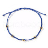 Vintage Glass Beaded Pearl String Adjustable Bracelet for Girl TG8813-4-1