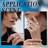 Unicraftale DIY Cross Charm Cuff Ring Making Kit DIY-UN0004-62-6