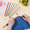  1 Set Aluminum Tunisian Crochet Hooks DIY-NB0010-84-3