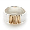 Zinc Alloy Wire Wrapped Finger Rings for Women FS-WG4DD4C-03-3