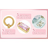 12Pcs 12 Colors Brass Micro Pave Cubic Zirconia Charms FIND-TA0005-61-18