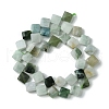 Natural Myanmar Jadeite Beads Strands G-A092-D01-01-3