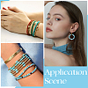 SUNNYCLUE 1 Strand  Natural Howlite Beads Strands TURQ-SC0001-25-5