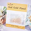 Beebeecraft 30Pcs Brass Dangle Earring Findings KK-BBC0008-54-6