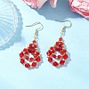 304 Stainless Steel Dangle Earrings EJEW-JE06368-05-1