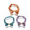 3Pcs Natural Gemstone Rings RJEW-TA00204-2