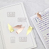 CRASPIRE 2 Boxes 2 Style Hollow Metal Bookmarks Stainless Steel Bookmarks AJEW-CP0004-79-5