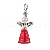 Angel Acrylic Pendant Decorations HJEW-JM03162-04-4