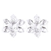 Transparent Acrylic Connector Charms TACR-T028-03B-1