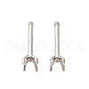 304 Stainless Steel Stud Earring Findings STAS-B091-02A-02P-1