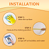 10 Sheets PVC Self-Adhesive Identification Cable Label Pasters STIC-WH0027-006-4