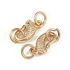 Brass Hook and S-Hook Clasps KK-P310-18G-2