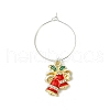 Alloy Enamel Wine Glass Charms AJEW-JO00155-3