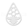 Non-Tarnish 201 Stainless Steel Pendants STAS-S105-LA803-1-1