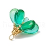 Dyed Glass Pendants PALLOY-MZ00658-01-4
