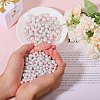 Globleland ABS Plastic Imitation Pearl Beads KY-GL0001-04-3