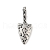 304 Stainless Steel Big Pendants STAS-C053-24AS-2