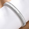Iron Stretch Bracelets for Men Women BJEW-G741-01P-2
