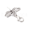 10Pcs 10 Styles Tibetan Style Alloy Pendant Decorations HJEW-JM03201-5
