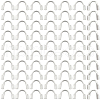 Beebeecraft 200Pcs 304 Surgical Stainless Steel Wire Guardian and Protectors STAS-BBC0003-50-1