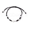 Cross Alloy Link Bracelets BJEW-JB11528-01-2
