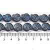 Electroplate Glass Beads Strands EGLA-F164-FR06-4