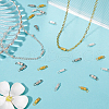 SUNNYCLUE 90Pcs 3 Colors Alloy Screw Clasps FIND-SC0012-06-4